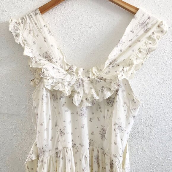 GUNNE SAX Floral Print Maxi Dress Size 7 - Picture 4 of 8